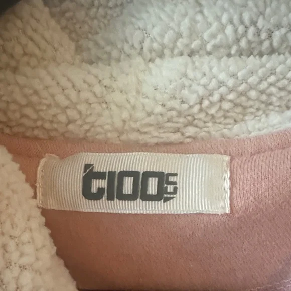 Pink Toggle Teddy Jacket for Women - Picture 8 of 8